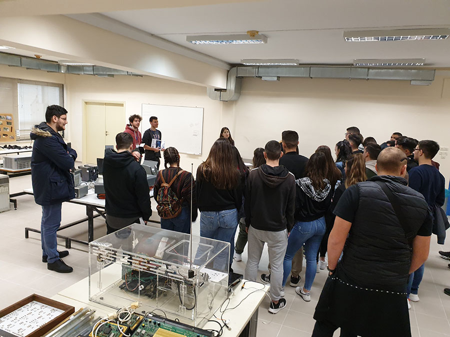 Student visit during Open Day 2020