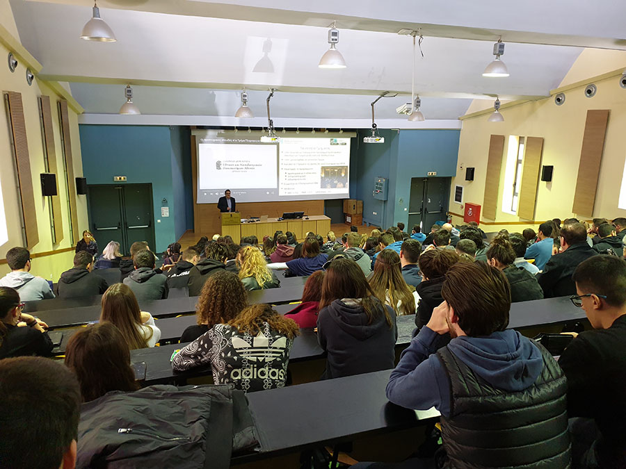 Student visit during Open Day 2020