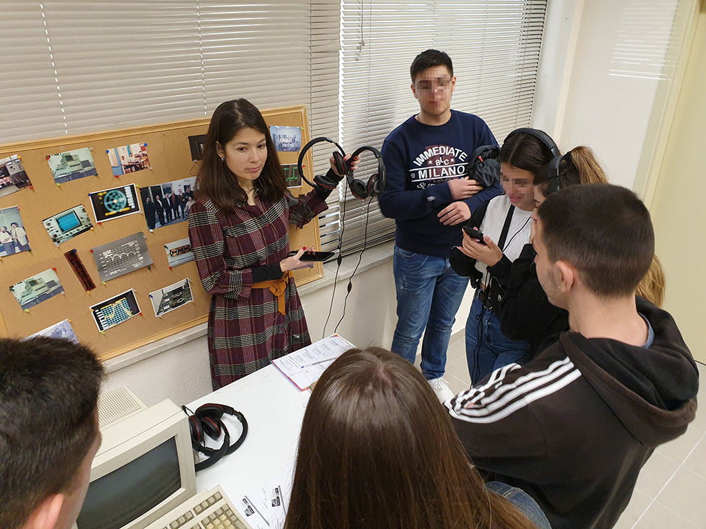 Student visit during Open Day 2020