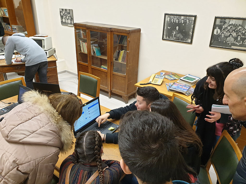 Student visit during Open Day 2020